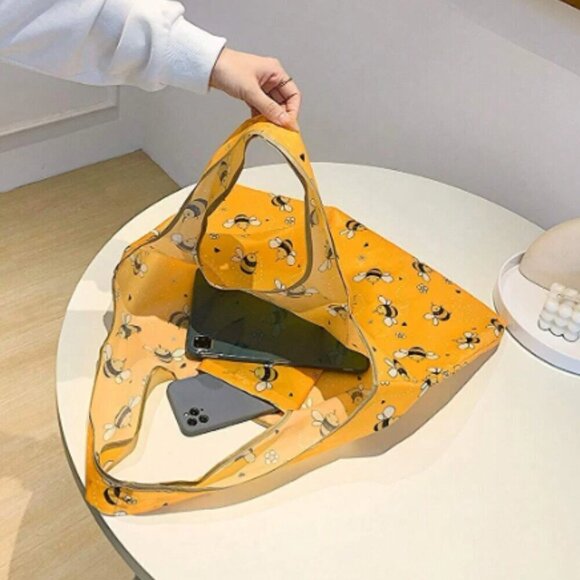 Bumble Bee Reusable Shopping Tote 3 Pack NWT - Picture 2 of 4